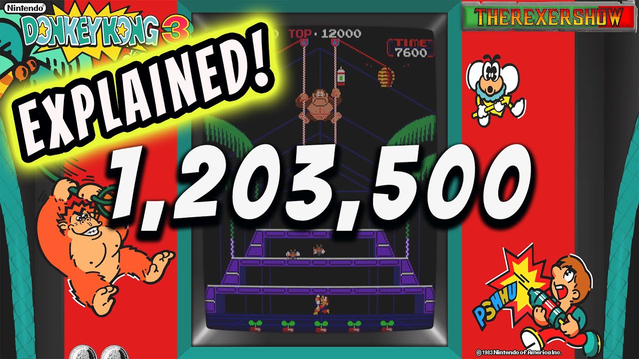 EXPLAINING Donkey Kong 3 - On My Way to 1 Million Points!