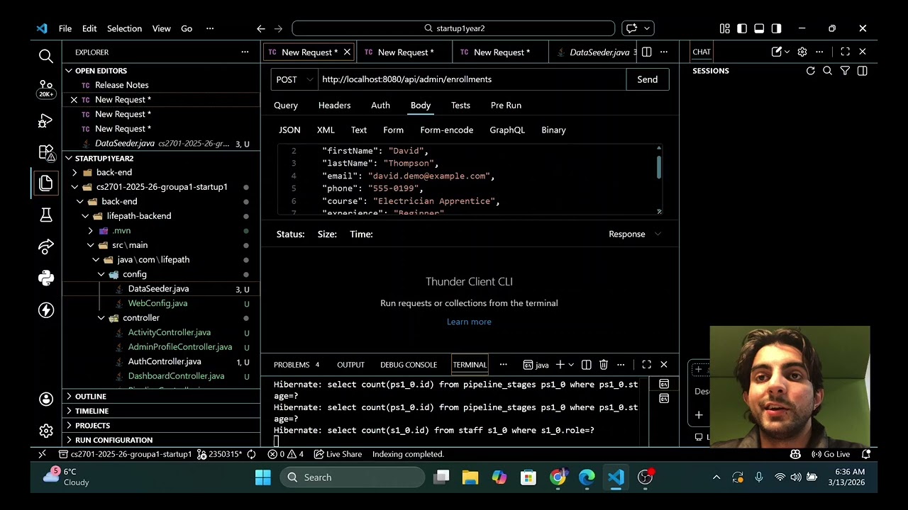 Life Path Admin dashboard backend demo