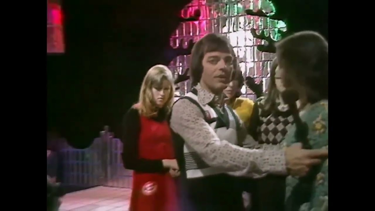 Tony Blackburn behind the scenes of Top of the Pops