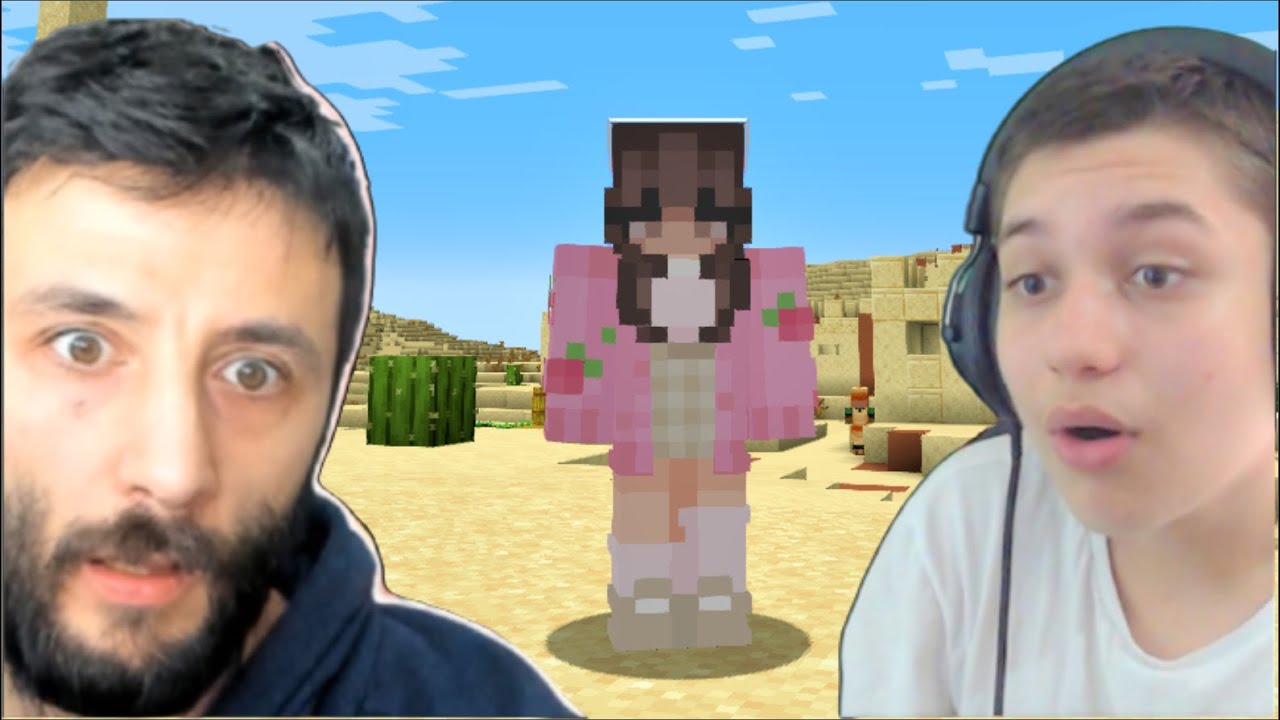 ÇÖLDE KIZ BULDUK 😮 Ekiple Çölde 100 Gün Hardcore Minecraft 6.Bölüm
