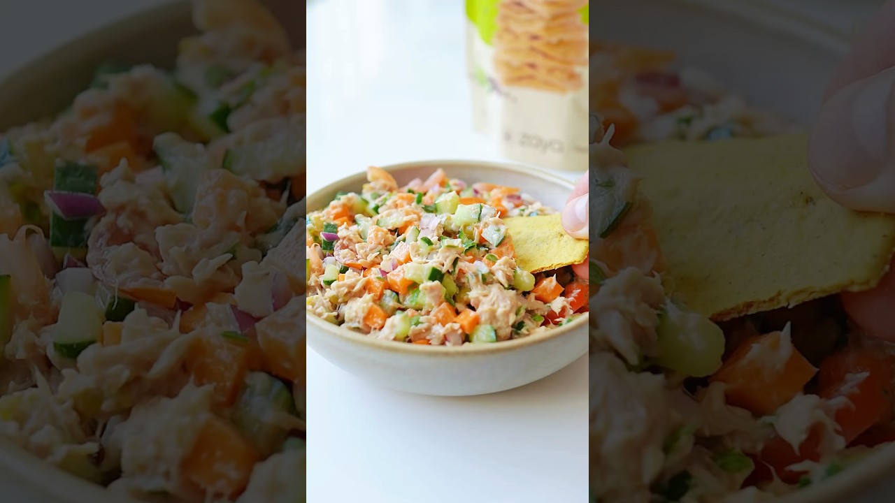 SALADA DE ATUM PARA PERDER GORDURA E GANHAR M&Uacute;SCULO #receitas