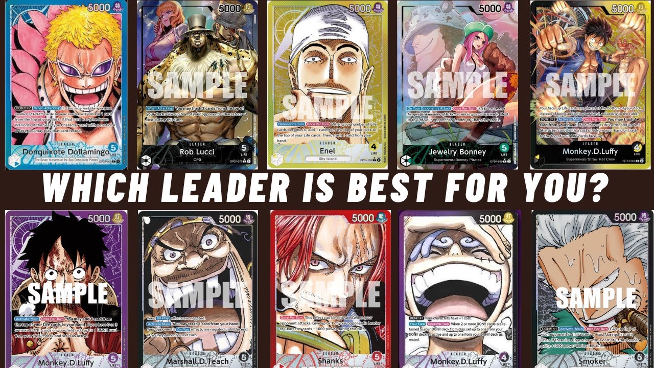 One Piece TCG Guide: Which Competitive Leader Is Best For You? [OP09 Edition]