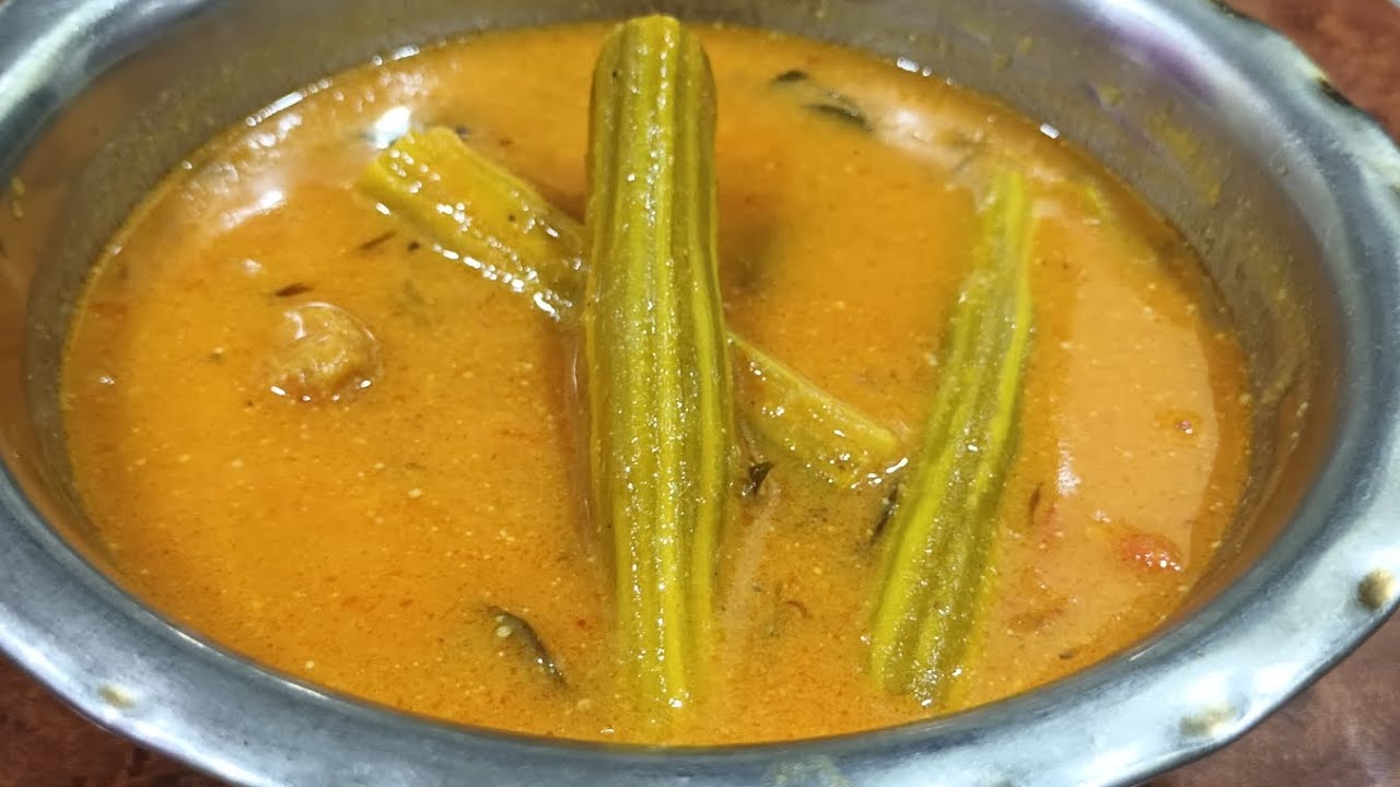 Hyderabadi Sojni Ki Phalli Ki Kadhi || Drumstick Curry in Hyderabadi style 👌 || [With Besan] 😋😋