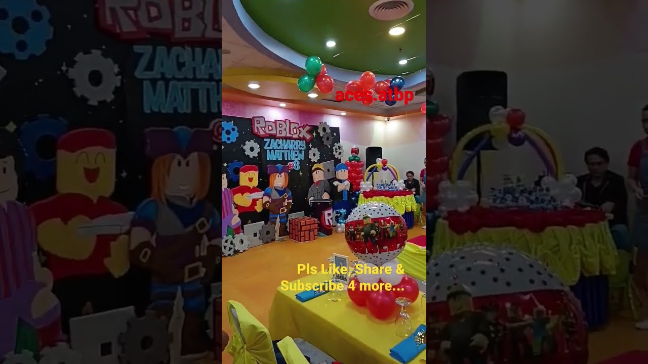 Roblox Themed Party @Kidzoona SM Sucat, Para&ntilde;aque