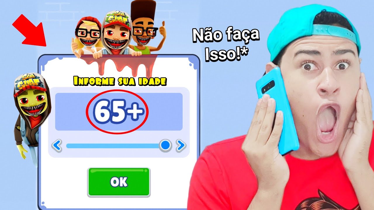 Encontrei o BUG DA IDADE no SUBWAY SURFERS as 3AM (Deu ruim!!)