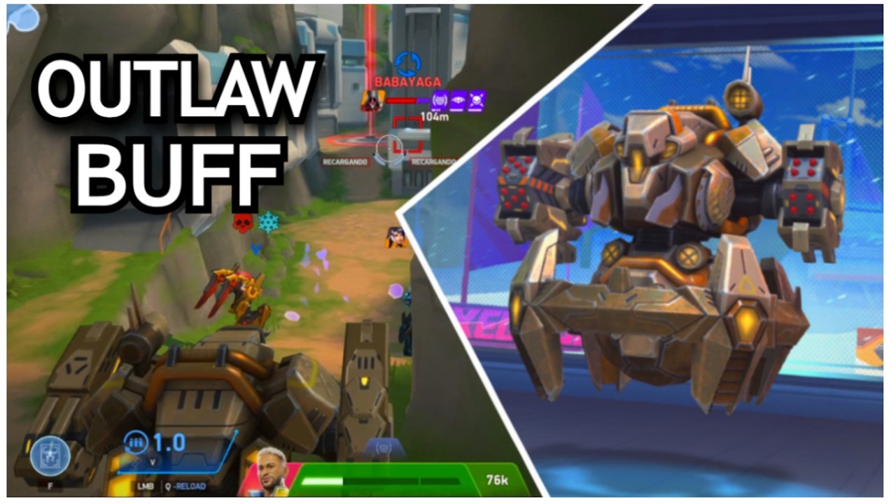 OUTLAW BUFFEADO es tan...🤦|Batallas CPC| Mech Arena