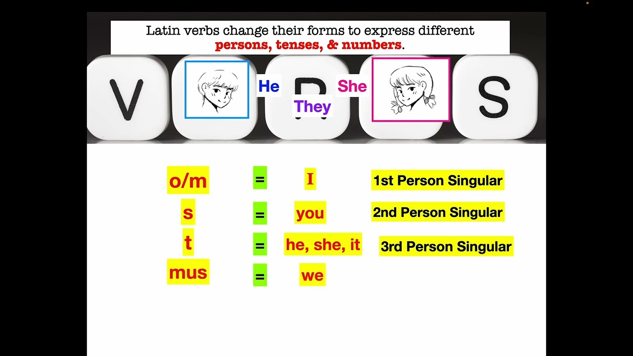 Latin Verb Endings