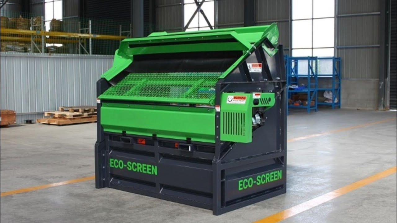 Topsoil Rock Vibratory Screener Gasoline engine powered