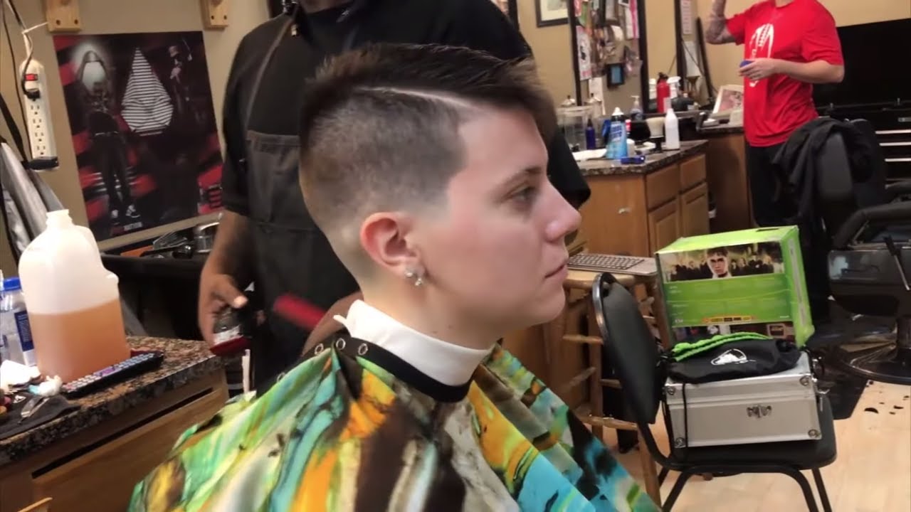 Rachael 2 LV - Pt 3: Super Short Side Cut Pixie (Free Video)
