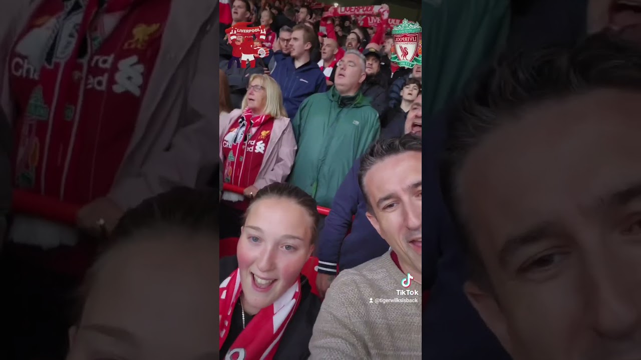 Out magical first time at Anfield on matchday together in the Kop #lfc #anfield #premierleague