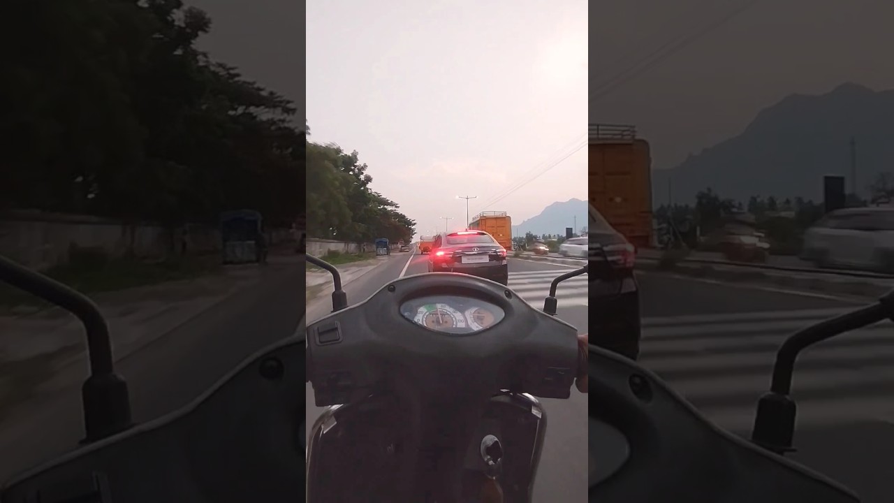 super fast 8x speed travel amazing scooter driver experience funny video watch till end