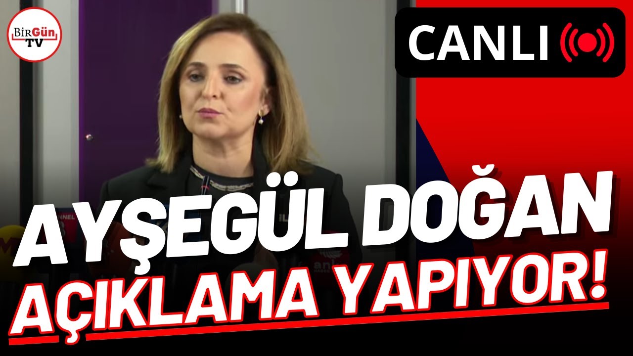 #CANLI I DEM Parti Sözcüsü Ayşegül Doğan açıklama yapıyor!