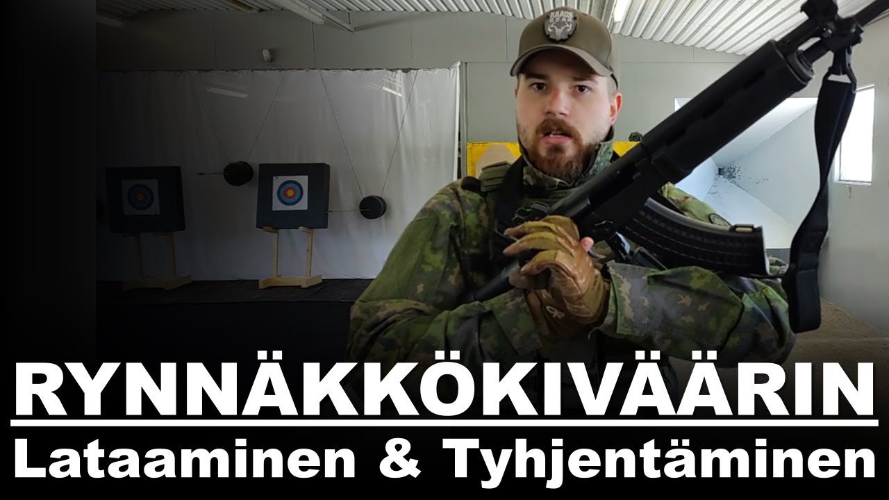 Rynnäkkökiväärin lataaminen - Reserviläisen aseenkäyttötaito