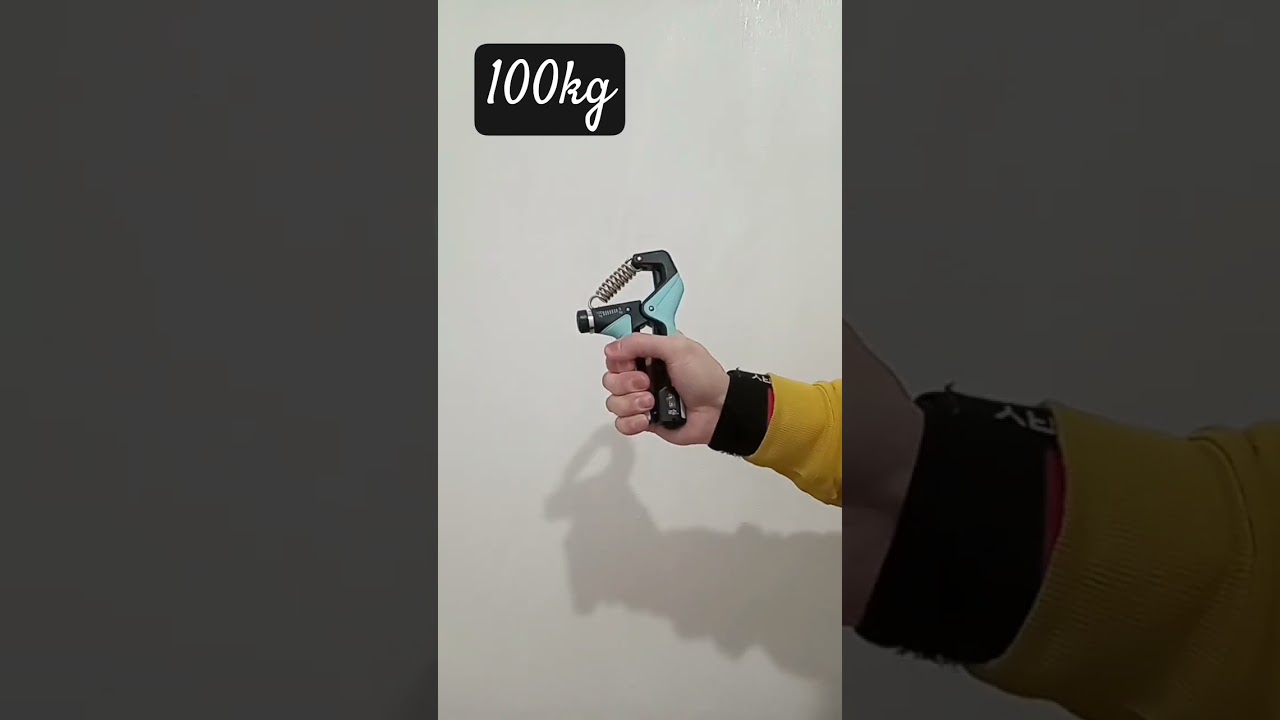 100kg設定切り替え式ハンドグリッパートレーニング