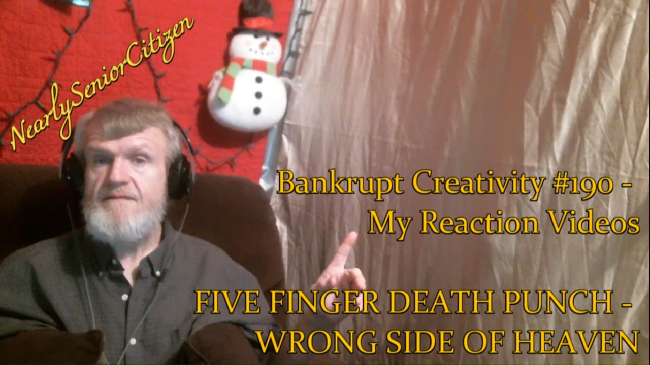 FIVE FINGER DEATH PUNCH - WRONG SIDE OF HEAVEN : Bankrupt Creativity #190 - My Reaction Videos