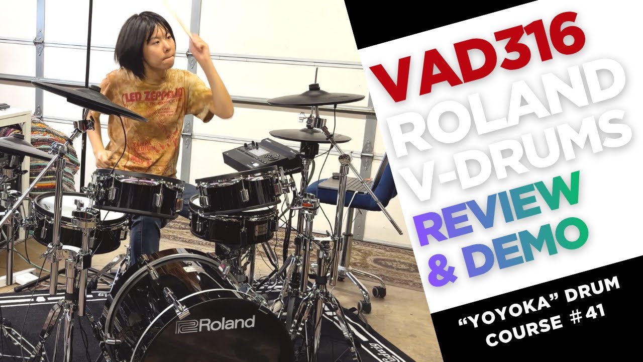 Roland VAD316 V-Drums — YOYOKA’s Review and Demo / Yoyoka Drum Course #41