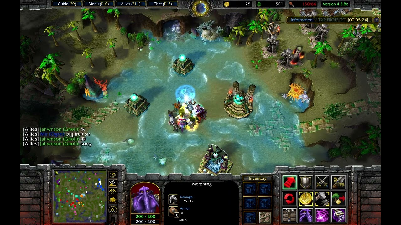 Warcraft III Island Defense   Its Morphling Time