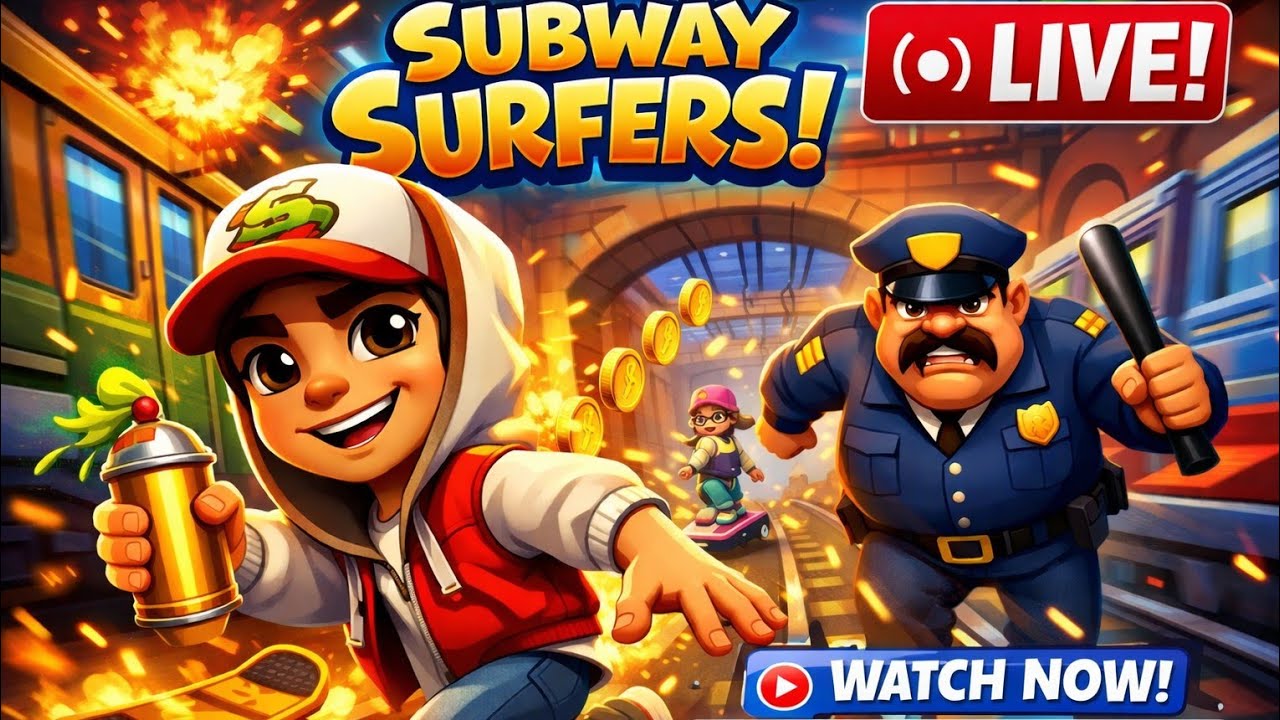 Subway Surfer || An padh is live | Short live  | Vertical Gameplay #shortslive #livegame