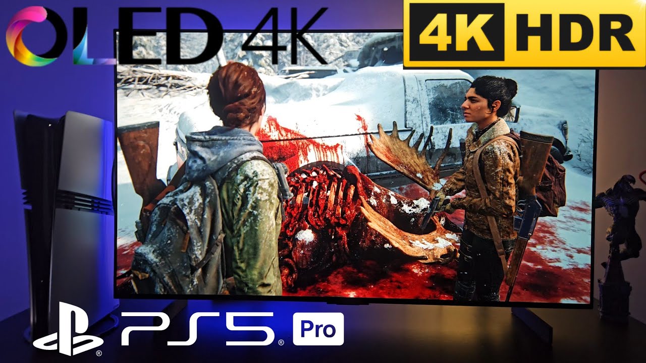 THE LAST OF US 2 REMASTERED OLED & PS5 PRO 4K 60FPS HDR ULTRA GRAFICOS 