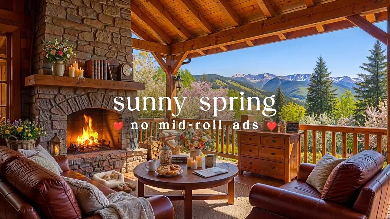 🌞 Sunny Spring Jazz (NO MID-ROLL ADS) – Warm Piano Ambience for Relaxation & Focus