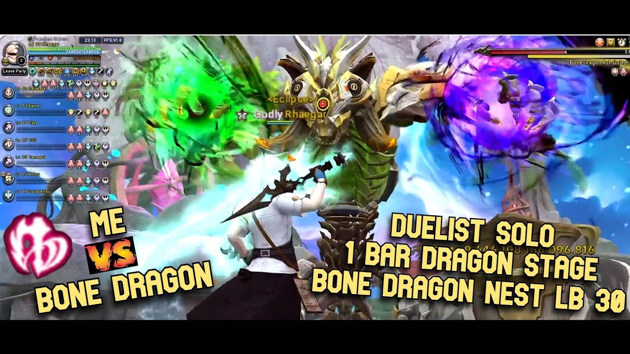 Duelist Solo x1 Bar Bone Dragon Nest Dragon Stage LB 30 DN ExFC