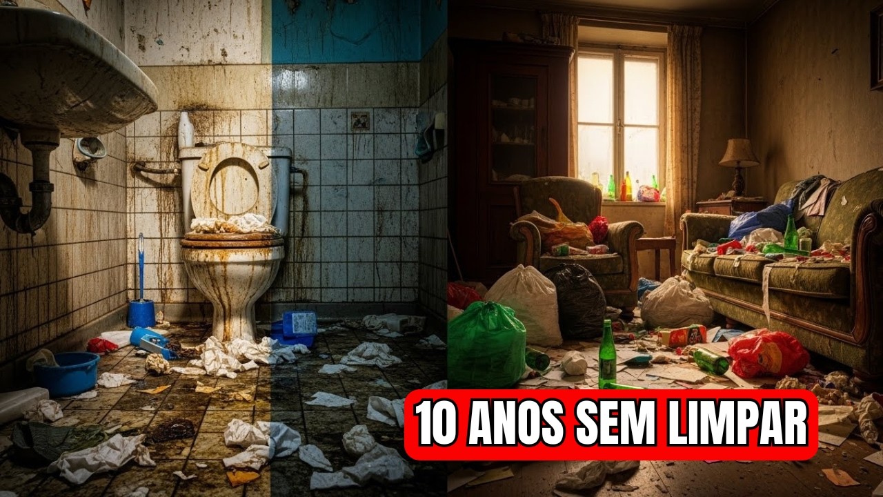Foram 10 anos sem limpeza nessa casa – mas o que aconteceu depois surpreendeu a todos!