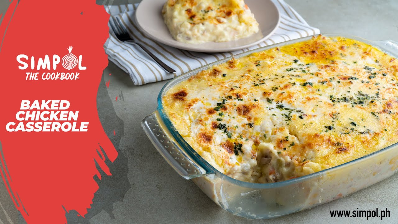 Baked Chicken Casserole, Simpol!