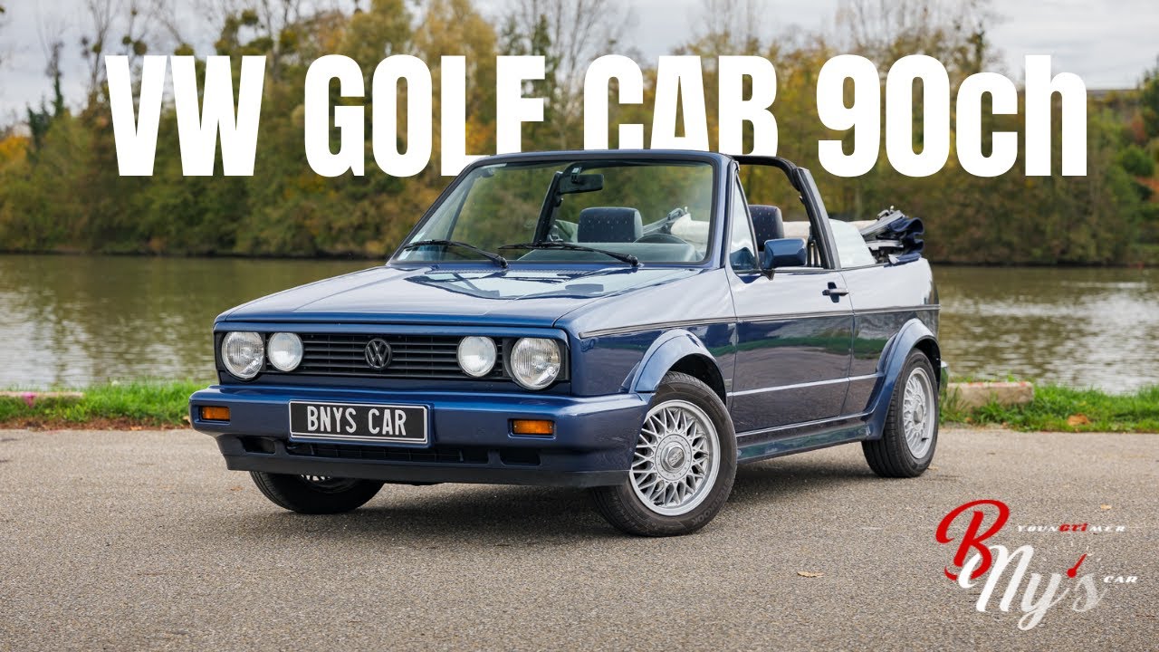 VOLKSWAGEN GOLF MK1 Cabriolet 90ch