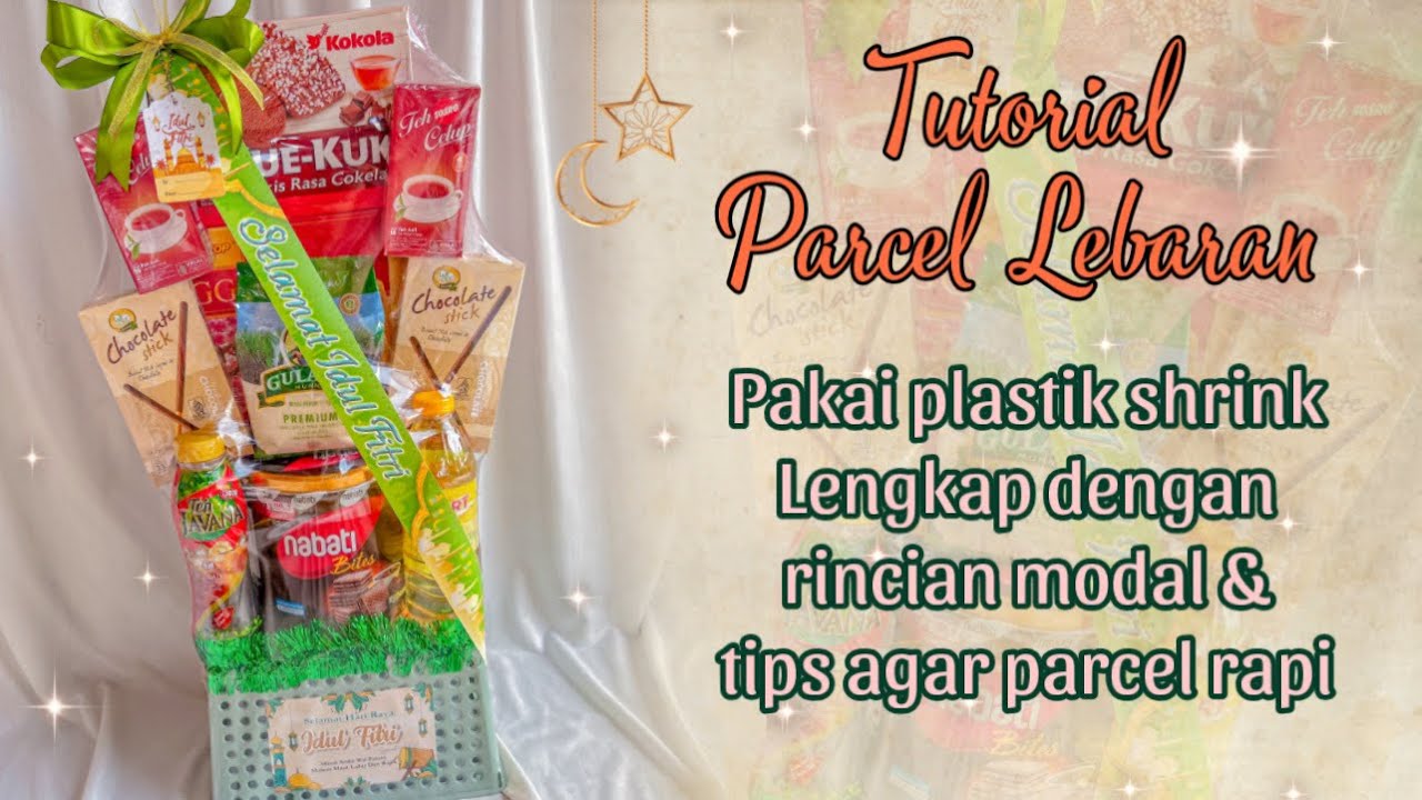 TUTORIAL PARCEL LEBARAN PAKAI PLASTIK SHRINK || TIPS AGAR PARCEL RAPI 