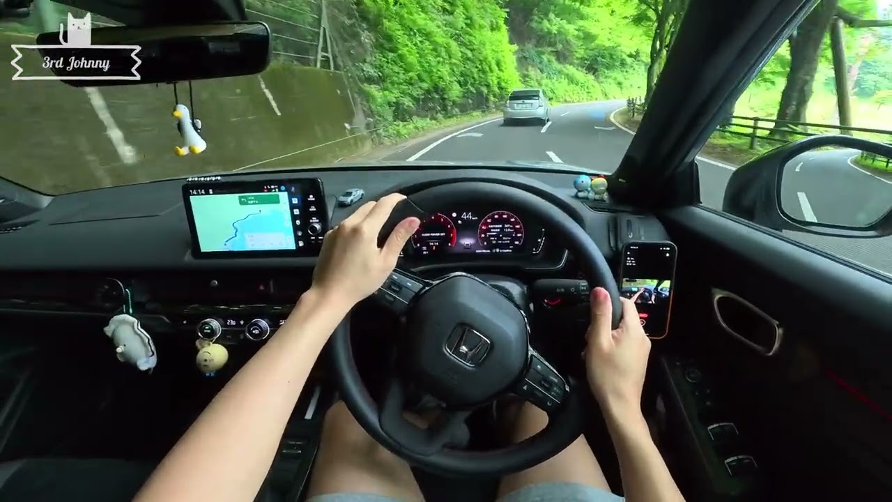HONDA CIVIC RS 2025 POV - Weekend Drive to Lake Kawaguch in Japan - Relaxing with Sweets and Views