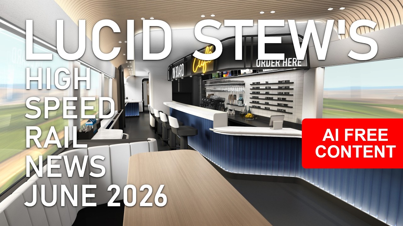 Stew's High Speed Rail News June 2026 | CAHSR Brightline Northeast Corridor Alto Chicago Hub