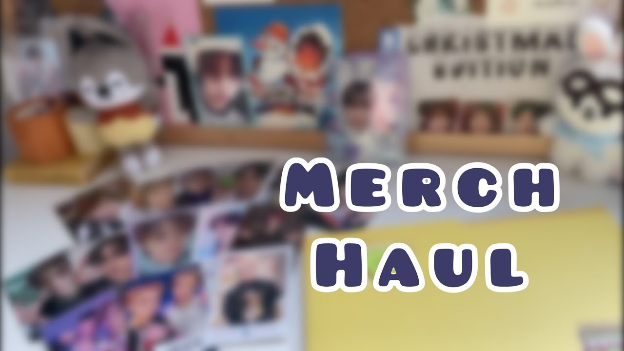 первые распаковки в новом году | k-pop unpacking