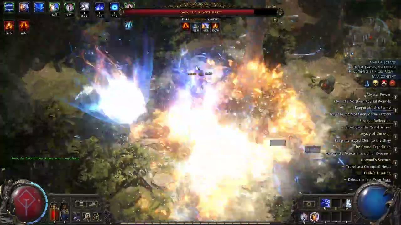 PoE2 - 0.5.0 Stormweaver CoA Demo - lvl 90 - Bosses in Ritual showcase