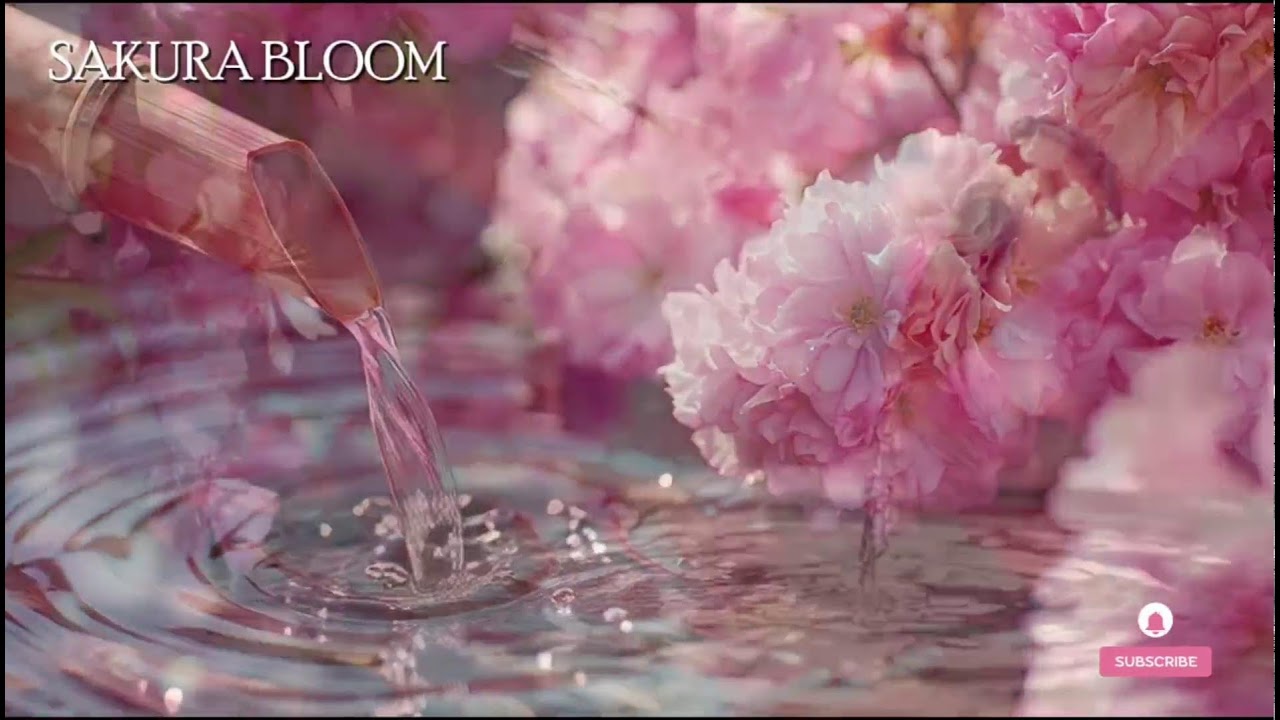 🔴 桜の調べ – 日本庭園の水音と風鈴の癒し | 心を落ち着ける音楽👉 Zen garden + wind chimes vibes.