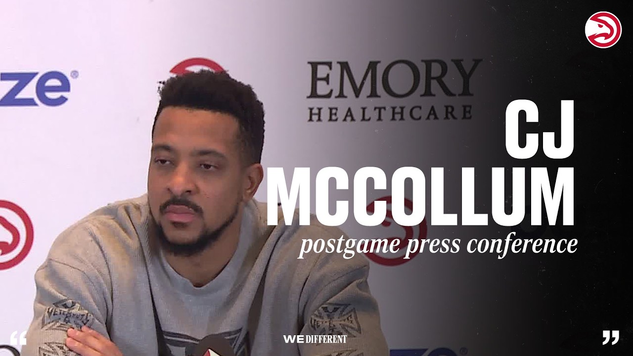 Hawks vs. Rockets Postgame Press Conference: CJ McCollum