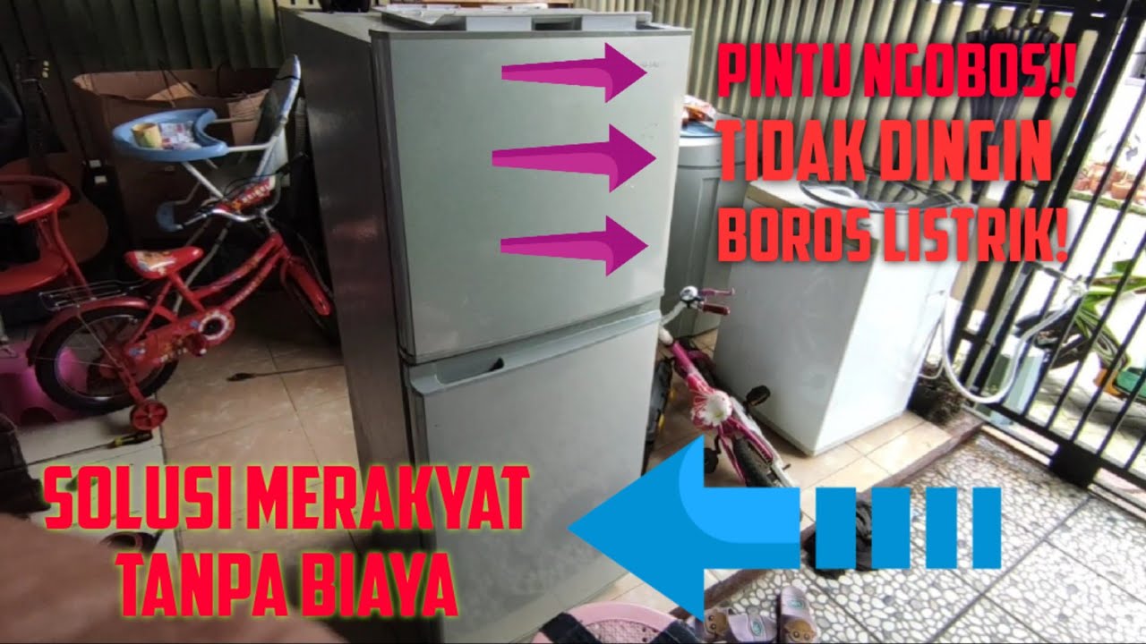 Cara Mengatasi Pintu Kulkas Tdk Menutup Rapat