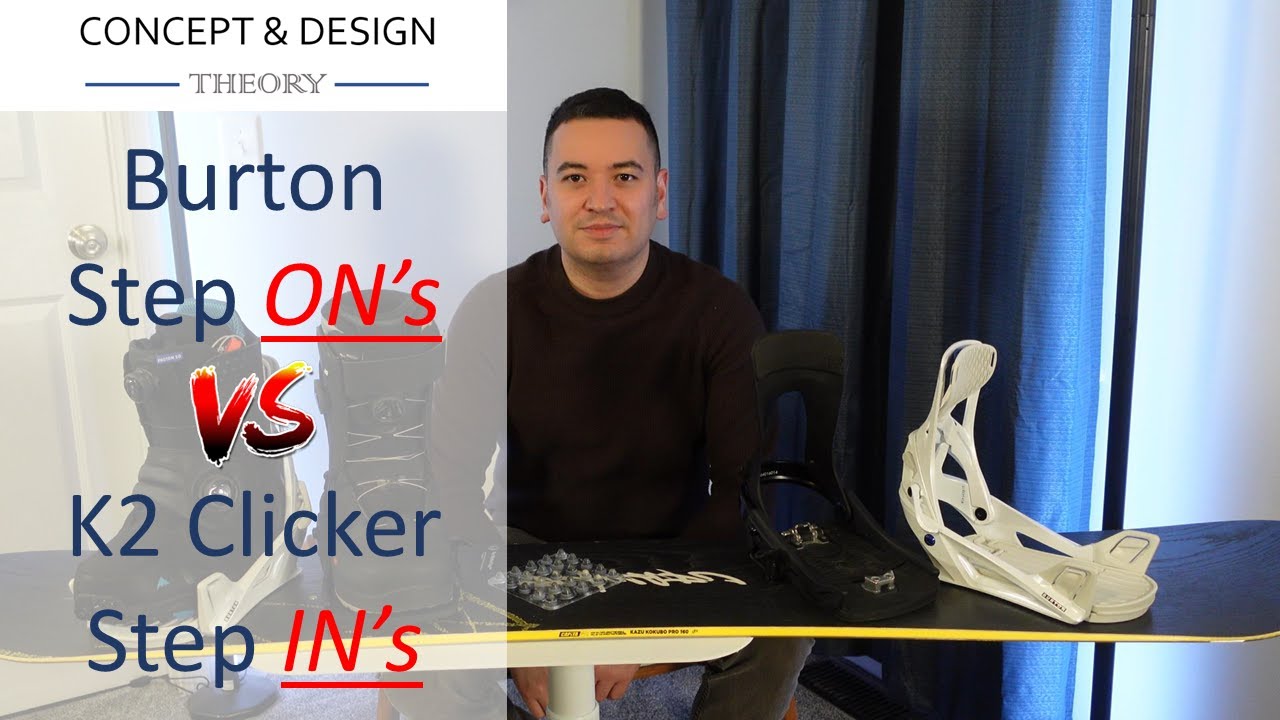 Burton Step On vs K2 Clicker X HB Step In Bindings. Battle of the top entry step on bindings.