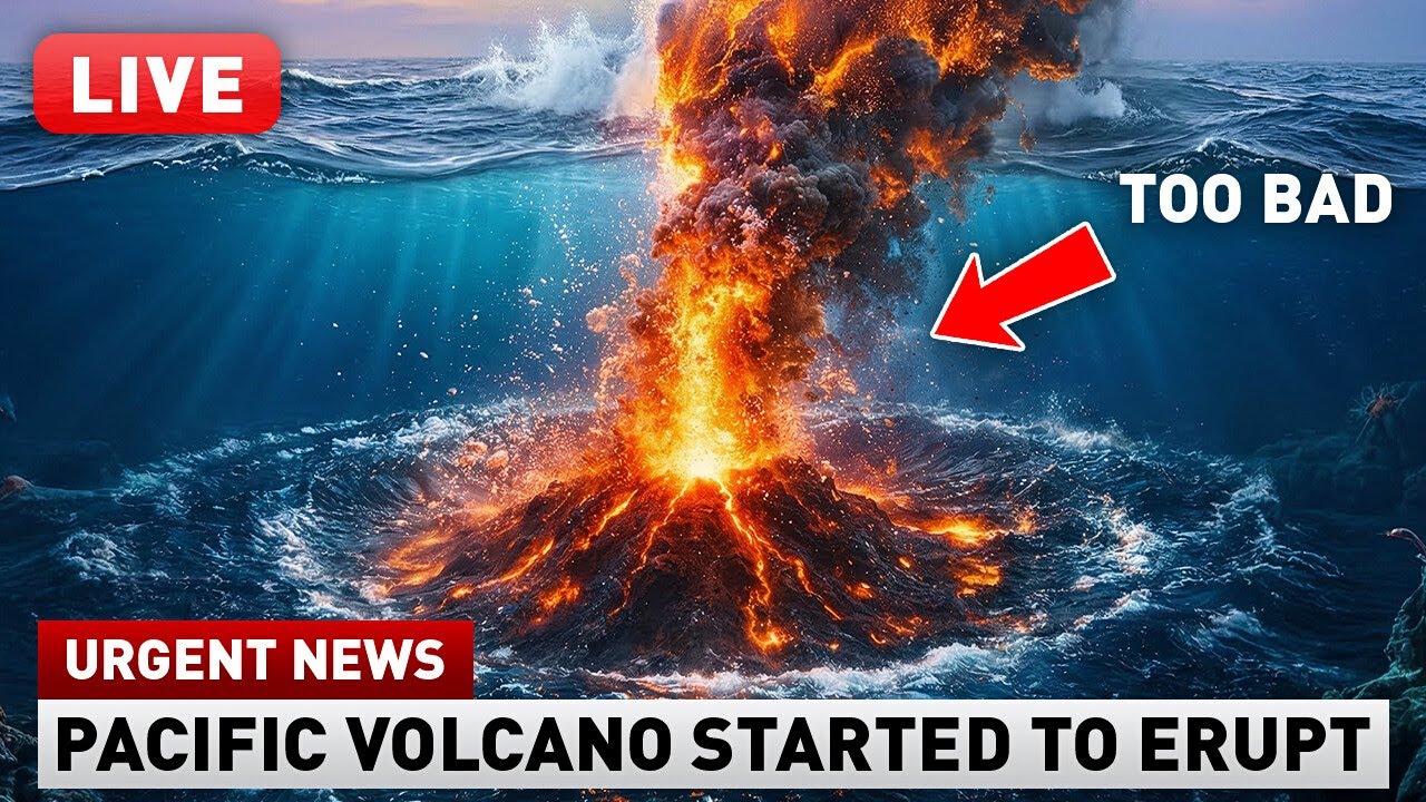 1 MINUTE AGO: Massive Underwater Volcano Just Erupted in the Pacific