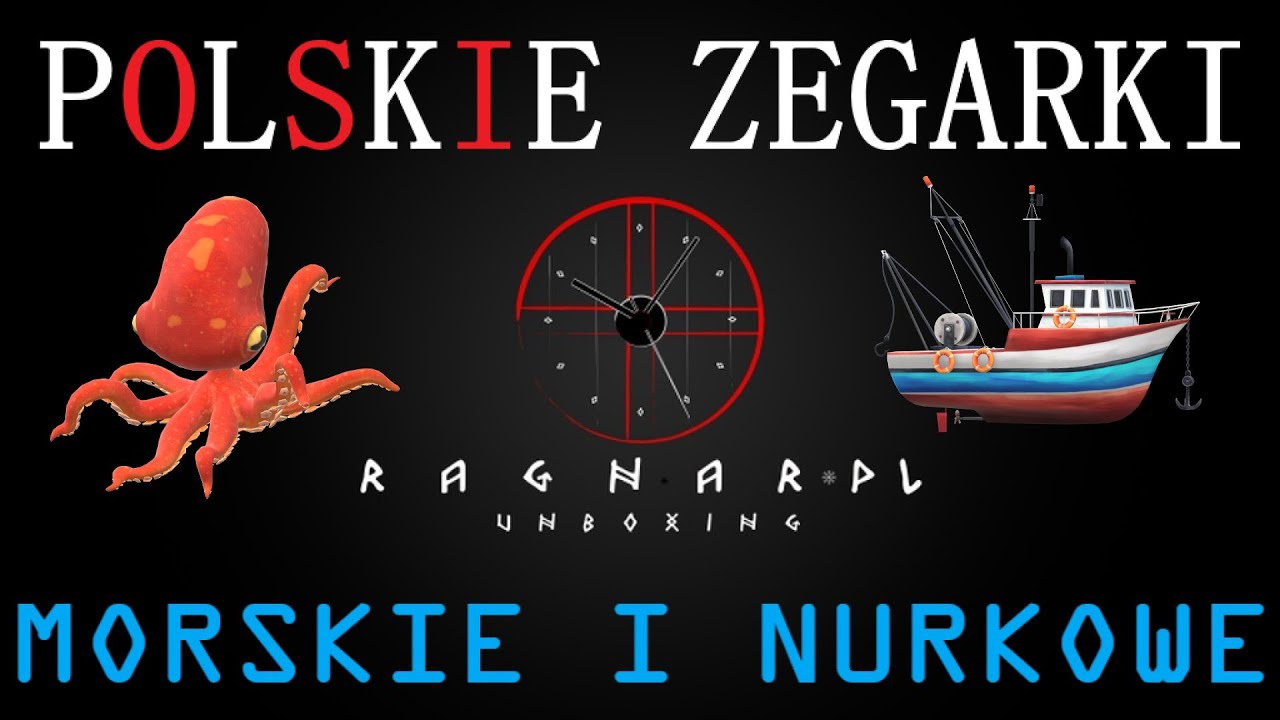 Polskie zegarki morskie i nurkowe 🐟🐠🐙🦐🦑🤿🤿🤿🤿🌊🌊🌊