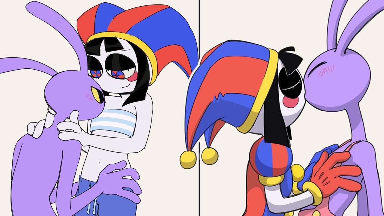 Jax x Pomni Gentle Moment of Trust and Affection l Circus Comic | TADC