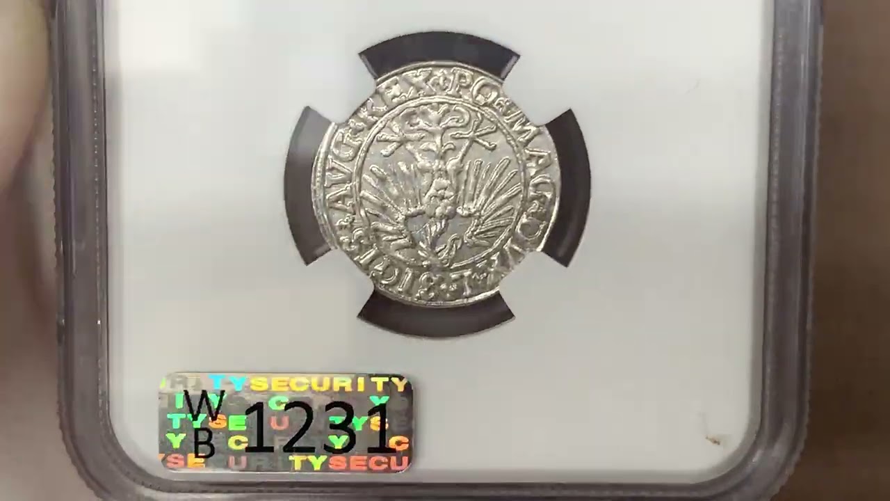 Zygmunt II August, P&oacute;łgrosz Wilno 1548 - arabska - PIĘKNY