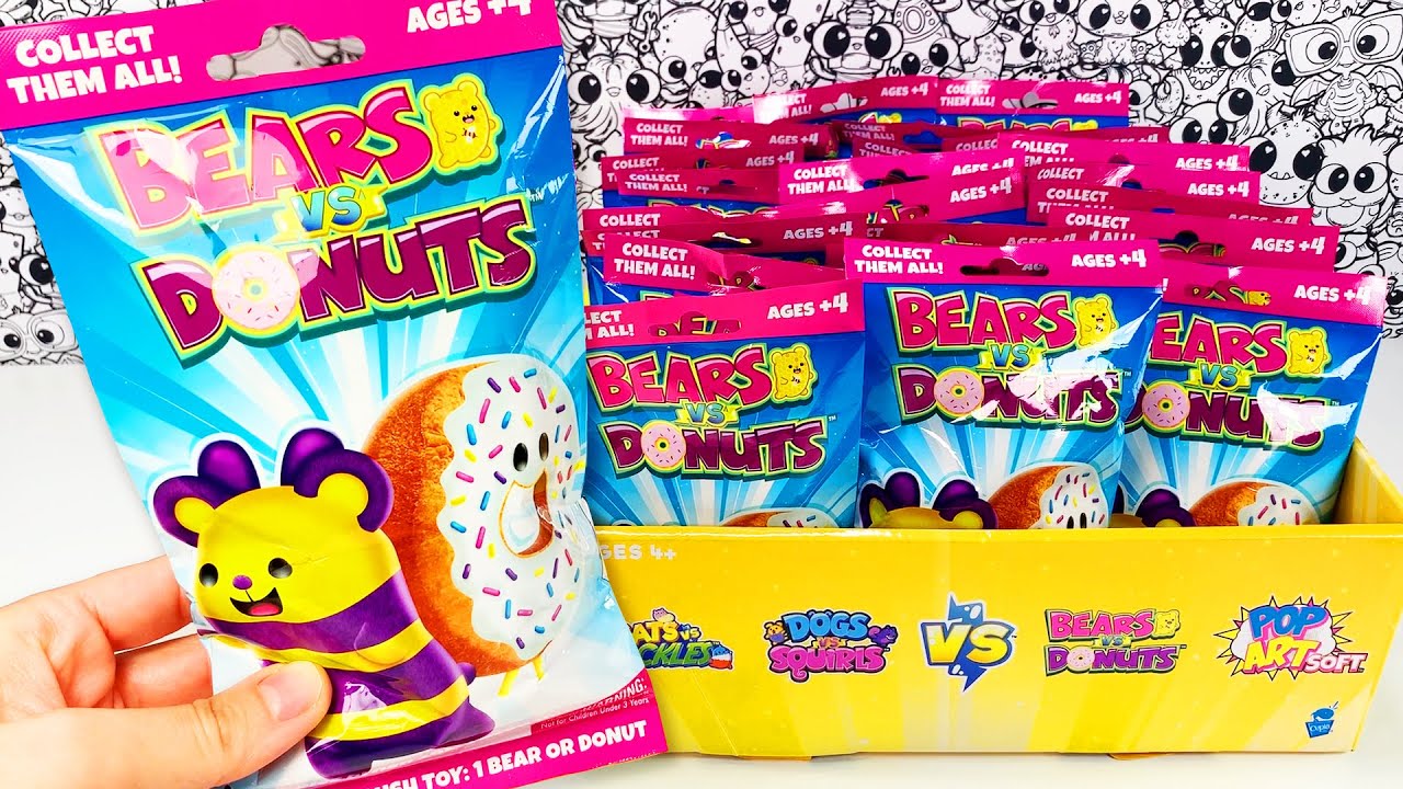 Bears Vs Donuts ( Cats vs Pickles ) Blind Bag Opening 2 Full Cases!
