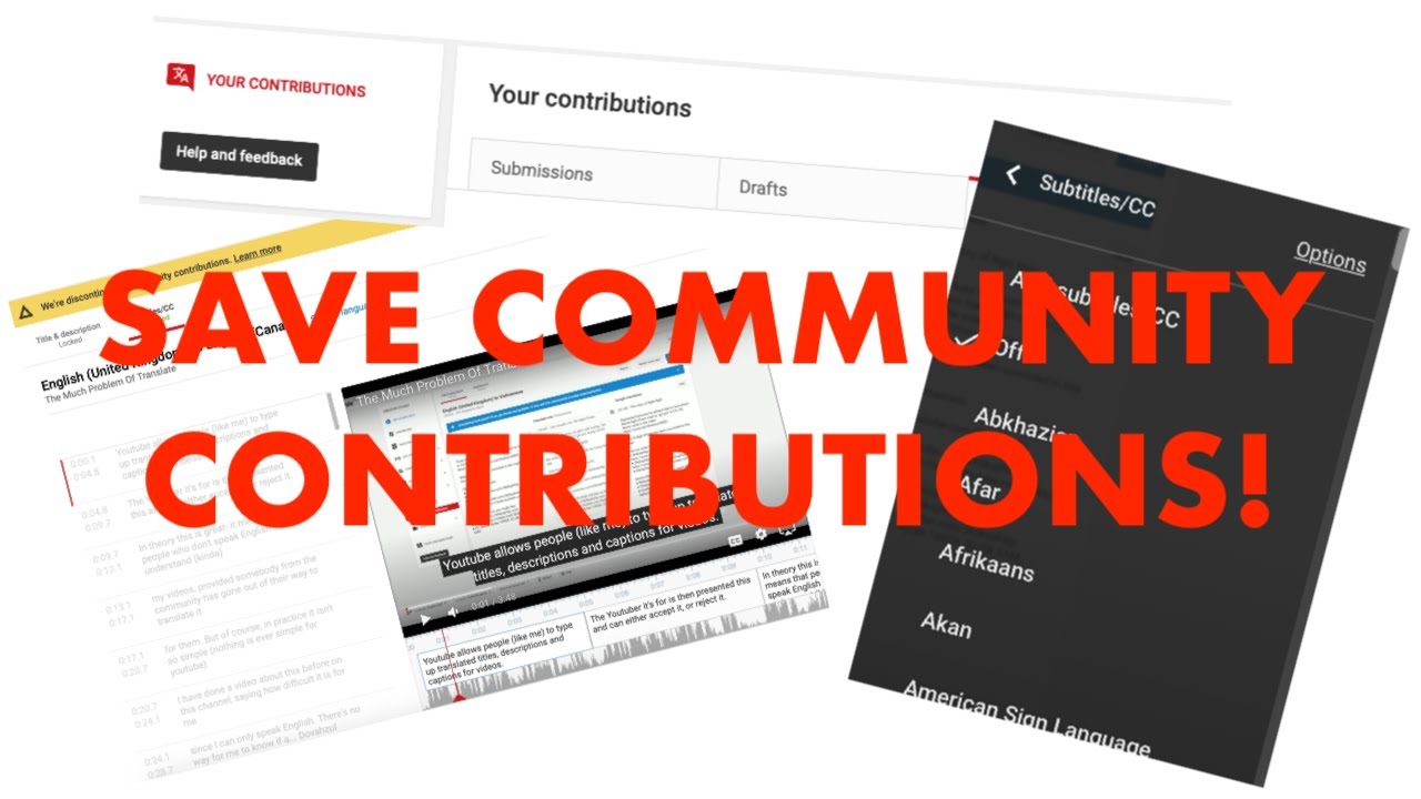 Why We Have To Save Community Contributions!