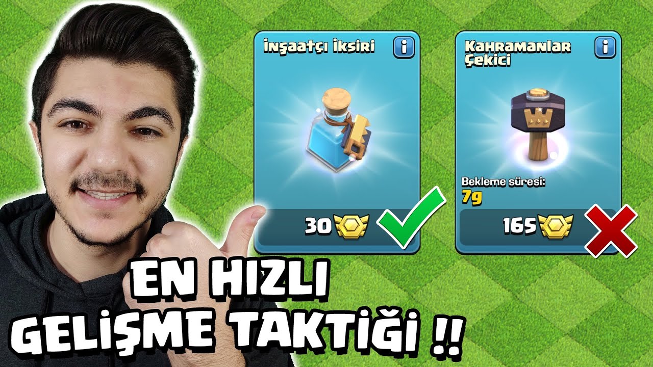 EN HIZLI GELİŞME TAKTİĞİ !! - Clash Of Clans