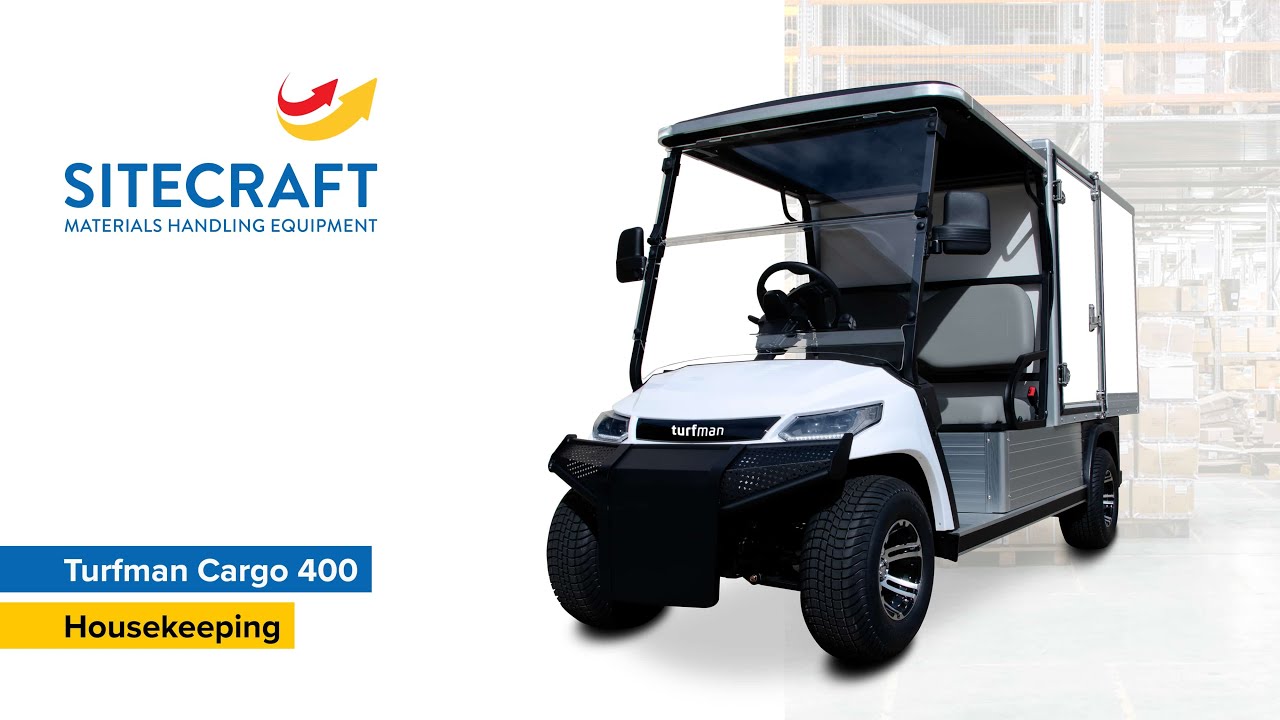 Electric Service Cart for Healthcare, Hotels & Facilities | Turfman Cargo HSK