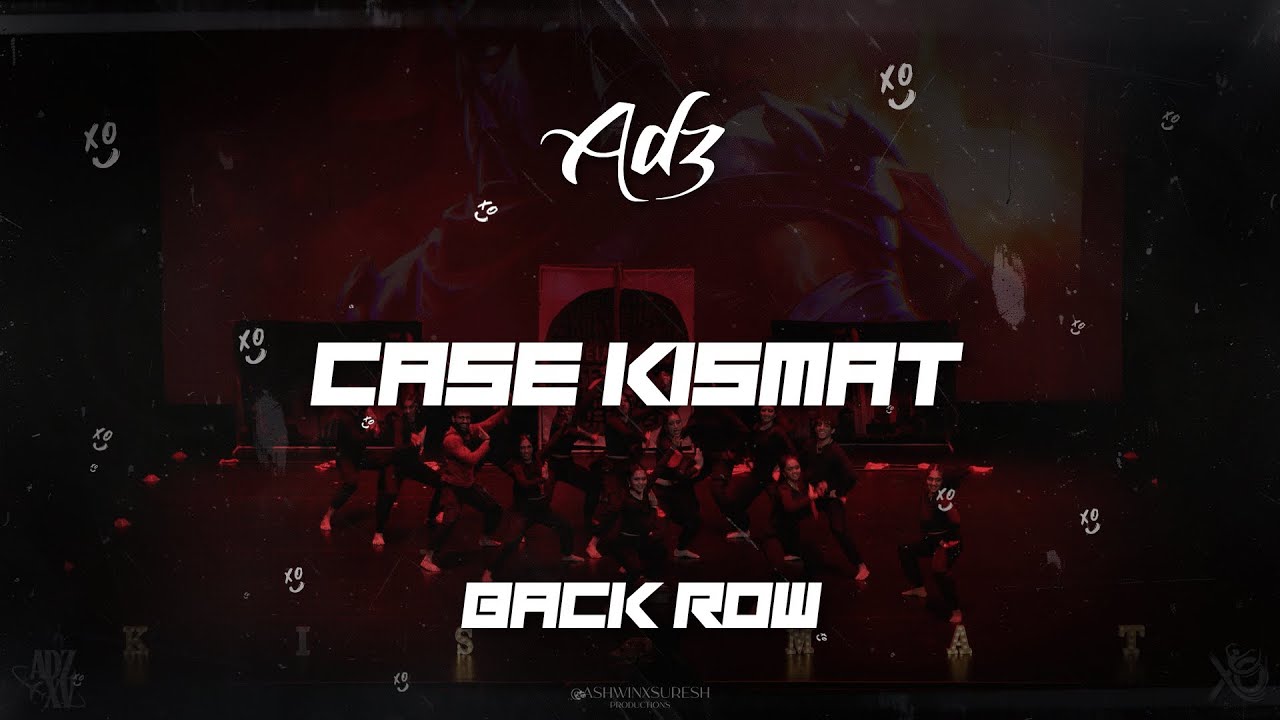 [Second Place] Case Kismat | Back Row | Aa Dekhen Zara 2025 | Groove with XO