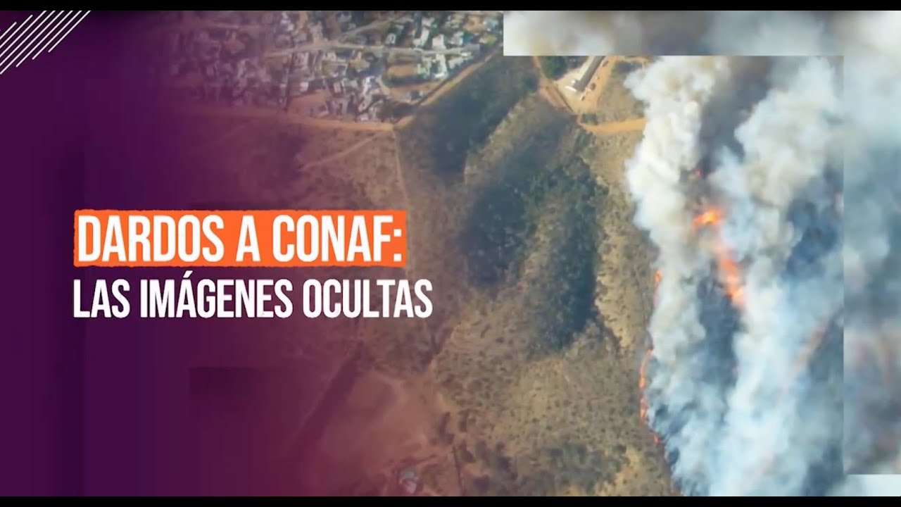 Reportajes T13: Las imágenes que no informó CONAF, aeronave grabó fase inicial del incendio