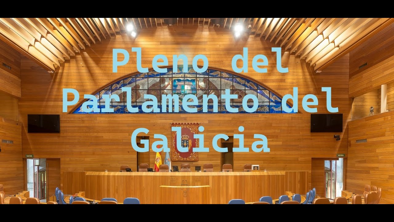 Directo 🔵Pleno del Parlamento de Galicia