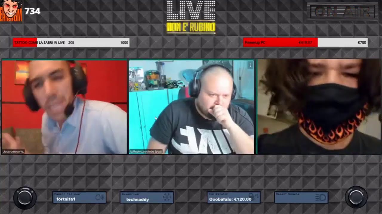 FLAME vs LICCARDO | SCONTRO in LIVE da RUBINO