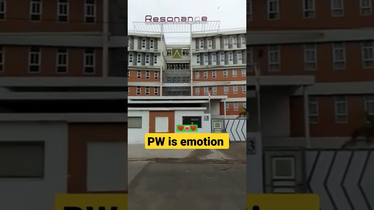 physics wala in kota ll Resonance building ll physics wala offline coching #pw #iit #jee #shorts
